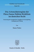 Bild: Das Artenschutzregime der Flora-Fauna-Habitat-Richtlinie im deutschen Recht. - Duncker & Humblot