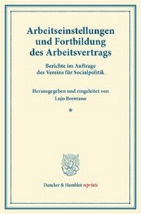 Abbildung von: Arbeitseinstellungen und Fortbildung des Arbeitsvertrags. - Duncker & Humblot