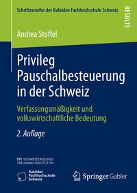 Abbildung von: Privileg Pauschalbesteuerung in der Schweiz - Springer Gabler
