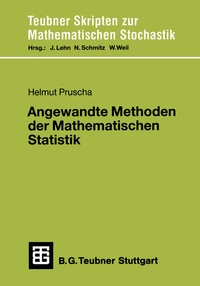 Enlarge image Cover: Angewandte Methoden der Mathematischen Statistik - Vieweg+Teubner Verlag