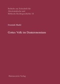 Cover: Gottes Volk im Deuteronomium - Harrassowitz Verlag