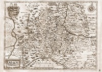 Abbildung von: Der Odenwald im 18. Jahrhundert, historische Karte - Sardis Verlag