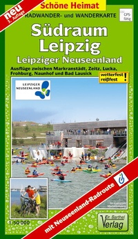 Abbildung von: Radwander- und Wanderkarte Südraum Leipzig, Leipziger Neuseenland - Barthel, A