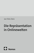 Cover: Die Repr&auml;sentation in Onlinewelten - Nomos