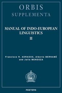 Enlarge image Cover: Manual of Indo-European Linguistics. Volume II - Peeters Publishers