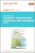 Cover: Part-Prioritization, Delegation, and Assignment - Pageburst E-Book on Kno (Retail Access Card) - Mosby