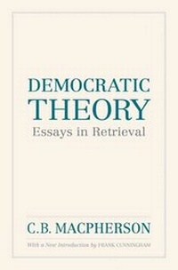 Enlarge image Cover: Democratic Theory - Oxford University Press, Canada