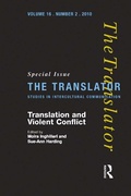 Cover: Translation and Violent Conflict - Routledge