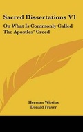 Cover: Sacred Dissertations V1 - Kessinger Publishing