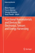Cover: Functional Nanomaterials and Devices for Electronics, Sensors and Energy Harvesting - Springer