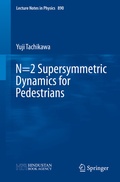 Cover: N=2 Supersymmetric Dynamics for Pedestrians - Springer