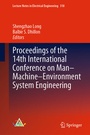 Cover: Proceedings of the 14th International Conference on Man-Machine-Environment System Engineering - Springer