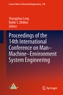 Cover: Proceedings of the 14th International Conference on Man-Machine-Environment System Engineering - Springer