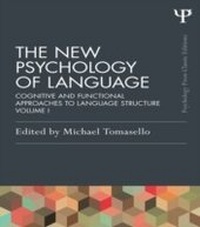 Abbildung von: The New Psychology of Language - Psychology Press Ltd