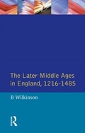 Cover: The Later Middle Ages in England 1216 - 1485 - Routledge