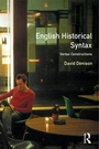 Cover: English Historical Syntax - Routledge