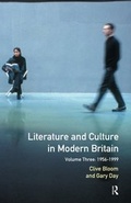 Cover: Literature and Culture in Modern Britain - Routledge