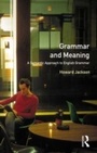 Cover: Grammar and Meaning - Routledge