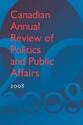 Cover: Canadian Annual Review of Politics and Public Affairs 2008 - University of Toronto Press