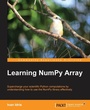 Cover: Learning Numpy Array - Packt Publishing