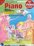 Cover: Piano Lessons for Kids - Book 1 - LearnToPlayMusic.com