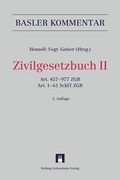Cover: Zivilgesetzbuch II - Helbing & Lichtenhahn
