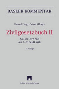 Enlarge image Cover: Zivilgesetzbuch II - Helbing & Lichtenhahn