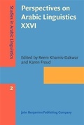 Cover: Perspectives on Arabic Linguistics XXVI - John Benjamins Publishing Company