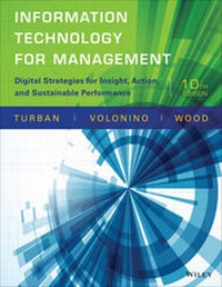 Enlarge image Cover: Information Technology for Management - Wiley