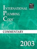 Cover: 2003 Intl Plumbing Commentary - Delmar Cengage Learning