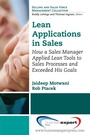 Cover: Lean Applications in Sales - Business Expert Press