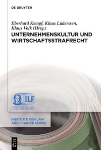 Abbildung von: Unternehmenskultur und Wirtschaftsstrafrecht - De Gruyter