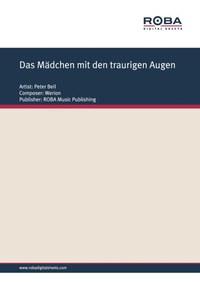 Enlarge image Cover: Das Mädchen mit den traurigen Augen - ROBA Music Publishing