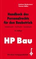 Cover: Handbuch des Personalrechts f&uuml;r den Baubetrieb - Otto Elsner Verlag