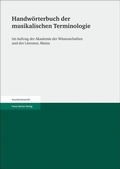 Cover: Handw&ouml;rterbuch der musikalischen Terminologie. Lieferung 1-40 - Franz Steiner Verlag