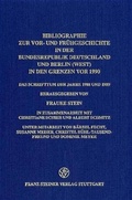 Cover: Bibliographie zur Vor- und Fr&uuml;hgeschichte in der Bundesrepublik Deutschland und Berlin (West) in den Grenzen vor 1990 - Franz Steiner Verlag