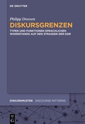 Cover: Diskursgrenzen - De Gruyter
