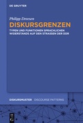 Cover: Diskursgrenzen - De Gruyter Mouton