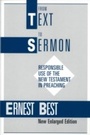 Cover: From Text to Sermon - T.& T.Clark Ltd