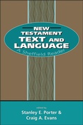 Cover: New Testament Text and Language - Sheffield Academic Press