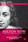 Cover: Milton Now - Palgrave MacMillan