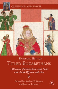 Enlarge image Cover: Titled Elizabethans - Palgrave MacMillan