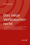 Cover: Das neue Verbraucherrecht - Manz