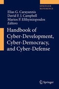 Cover: Handbook of Cyber-Development, Cyber-Democracy, and Cyber-Defense - Springer