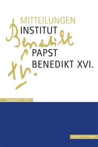 Abbildung von: Mitteilungen Institut-Papst-Benedikt XVI. - Schnell & Steiner