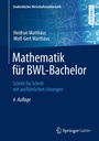 Cover: Mathematik für BWL-Bachelor - Springer Gabler