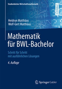 Abbildung von: Mathematik für BWL-Bachelor - Springer Gabler