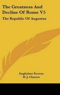 Enlarge image Cover: The Greatness And Decline Of Rome V5 - Kessinger Publishing