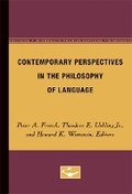 Cover: Contemporary Perspectives in the Philosophy of Language - University of Minnesota Press