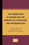 Cover: The Foundations of Science and the Concepts of Psychology and Psychoanalysis - University of Minnesota Press